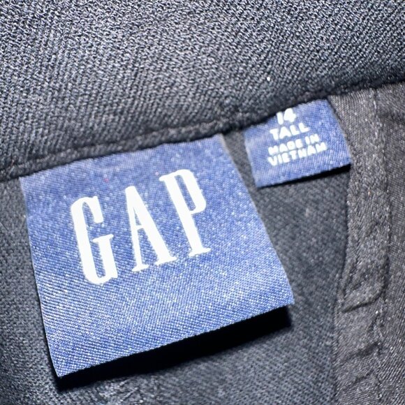 GAP WOMENS 14 TALL BLACK BOOTCUT CHINO PANTS - Picture 6 of 8